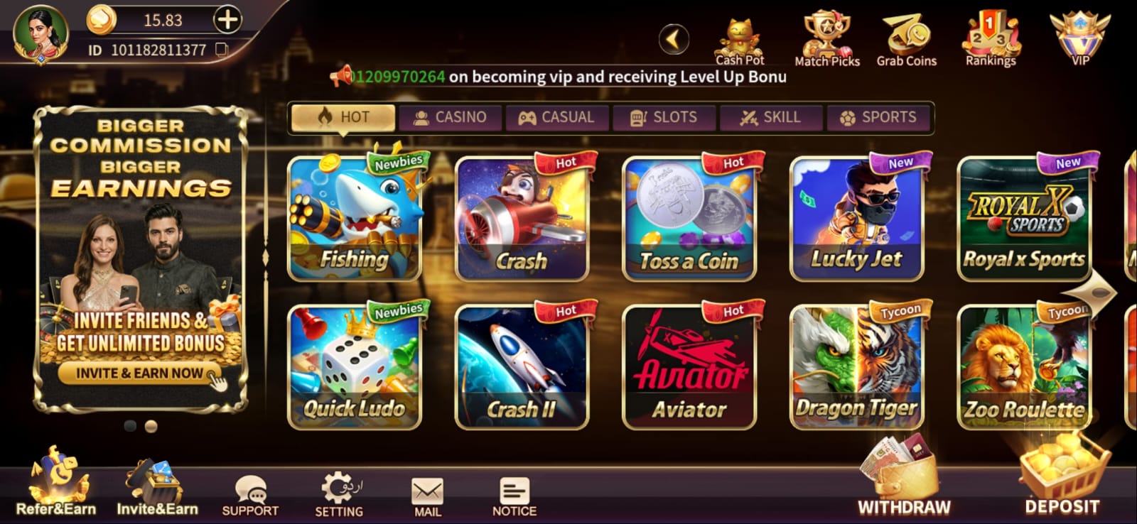 Royal X Casino Game